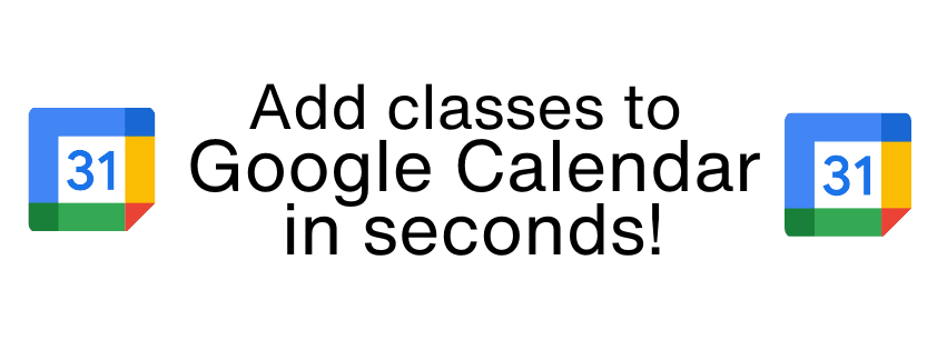 Course to Calendar Banner